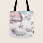 Doris Whisker II - Avalanche Whipped Cream Mountain Tote Bag Gallery Image 1