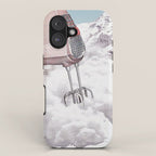 Doris Whisker II - Avalanche Whipped Cream Mountain iPhone Case Gallery Image 1