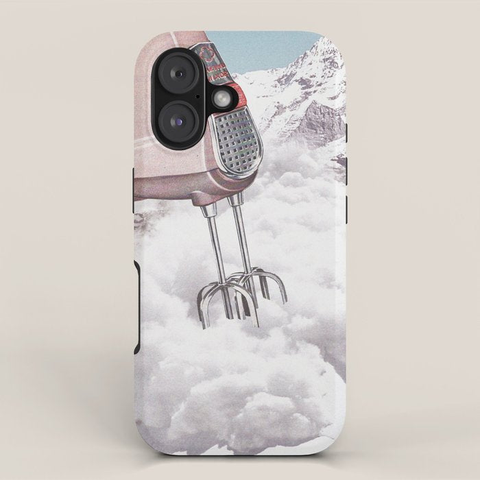 Doris Whisker II - Avalanche Whipped Cream Mountain iPhone Case Gallery Image 1