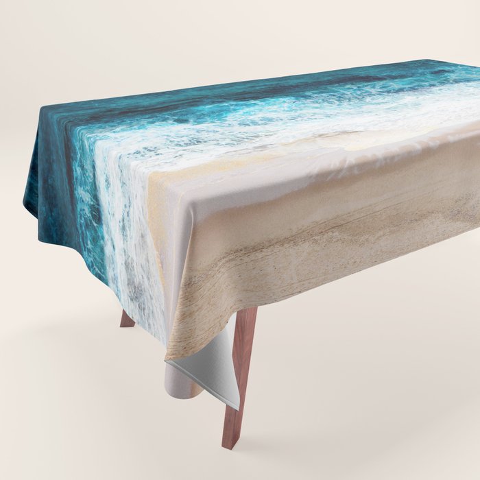 Watercolour Summer beach III Tablecloth Gallery Image 1