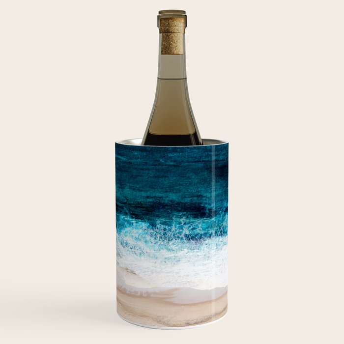 Watercolour Summer beach III Wine Chiller Gallery Image 1