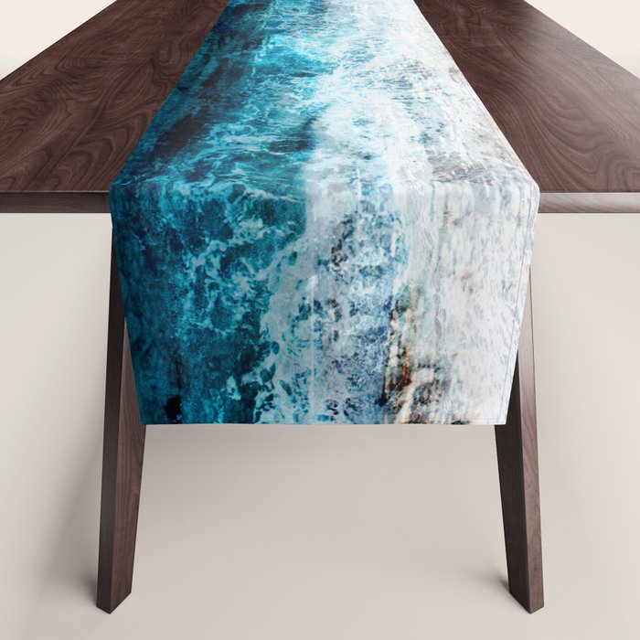 Watercolour Summer beach III Table Runner Gallery Image 1
