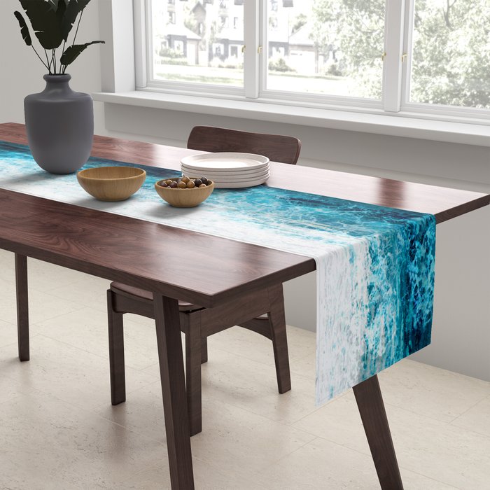 Watercolour Summer beach III Table Runner Gallery Image 2