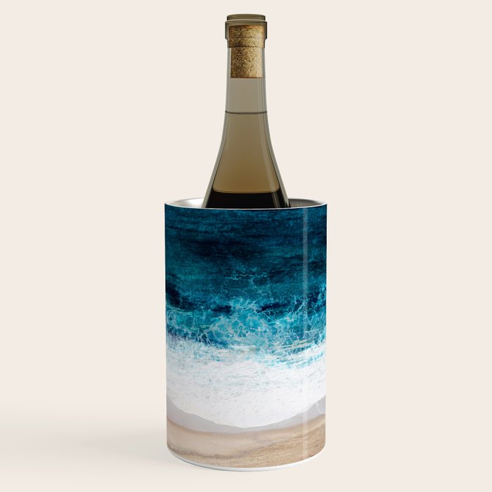 Watercolour Summer beach III Wine Chiller Gallery Image 3