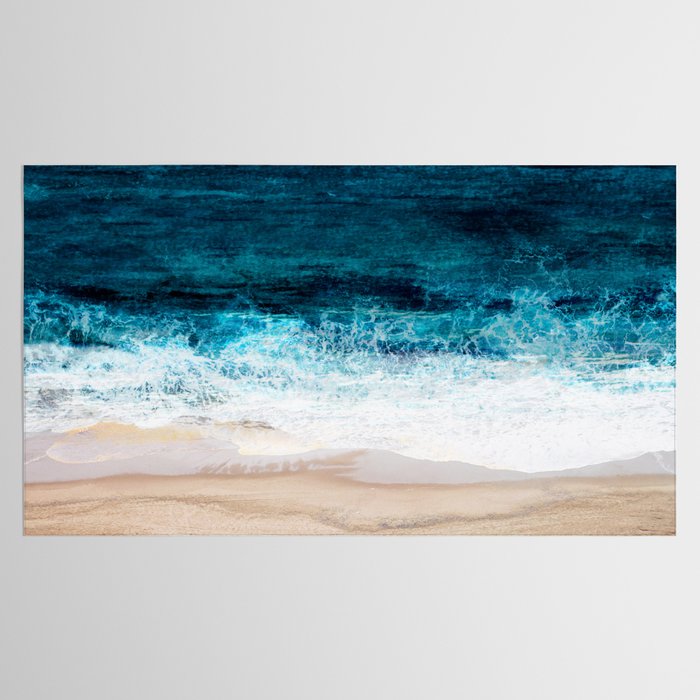 Watercolour Summer beach III Tablecloth Gallery Image 2