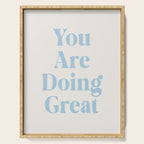 You Are Doing Great Baby Blue Serving Tray Gallery Image 1