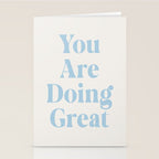 You Are Doing Great Baby Blue Stationery Card Gallery Image 2