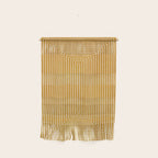Mustard Geometric Lines Drawing Modern Artwork Wall Hanging Gallery Image 1