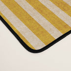 Mustard Geometric Lines Drawing Modern Artwork Desk Mat Gallery Image 4