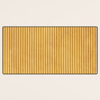Mustard Geometric Lines Drawing Modern Artwork Desk Mat Gallery Image 3