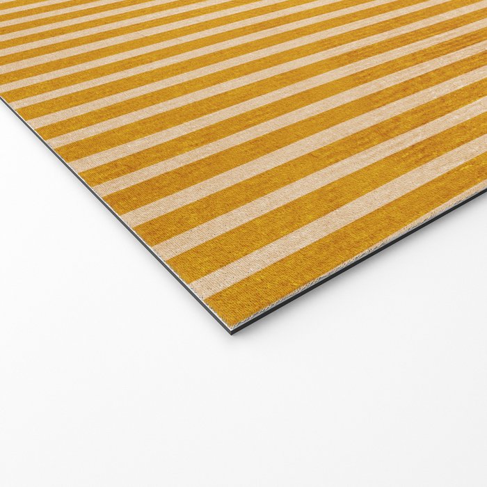 Mustard Geometric Lines Drawing Modern Artwork Welcome Mat Gallery Image 2