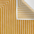 Mustard Geometric Lines Drawing Modern Artwork Wall Tapestry Gallery Image 3