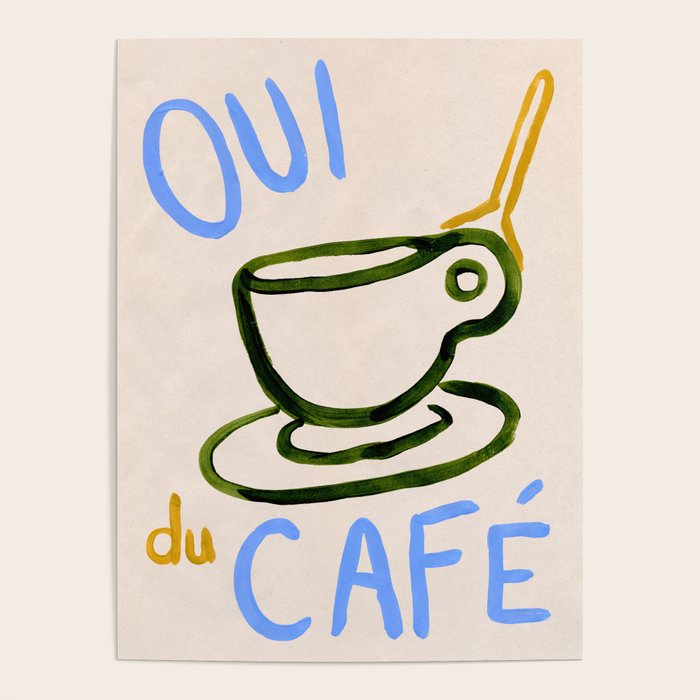 Oui du Café Poster Gallery Image 1