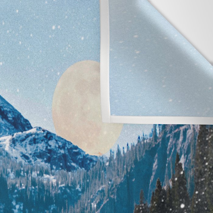 1960's Style Mountain Collage Wall Tapestry Gallery Image 3