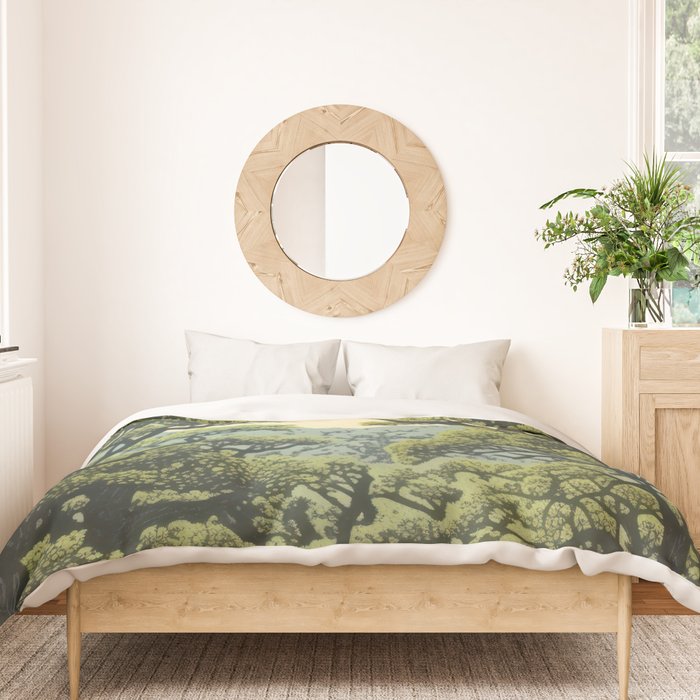 Quiet Panda Forest Duvet Cover Gallery Image 3
