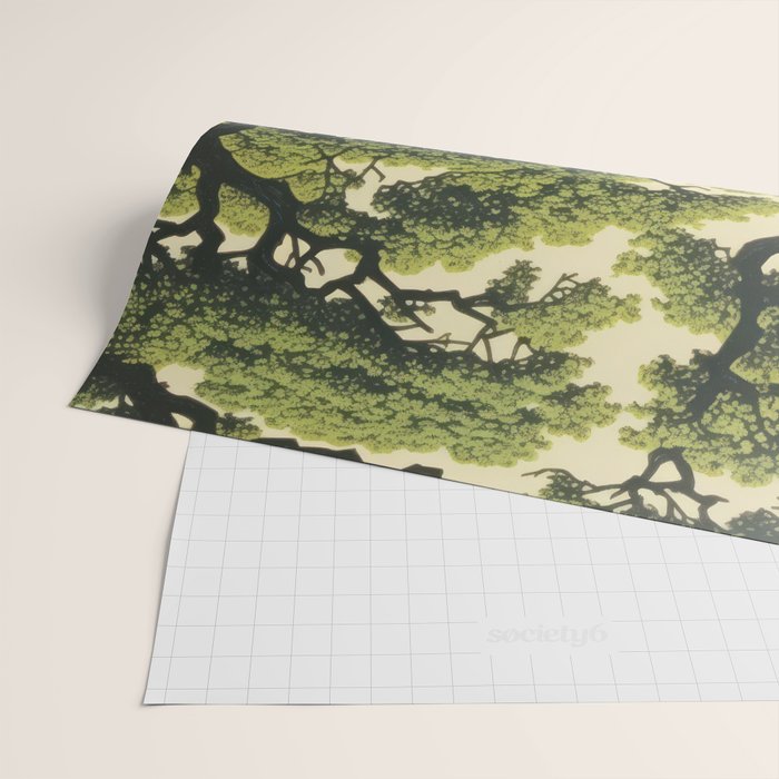 Quiet Panda Forest Wrapping Paper Gallery Image 2