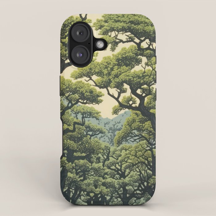 Quiet Panda Forest iPhone Case Gallery Image 1