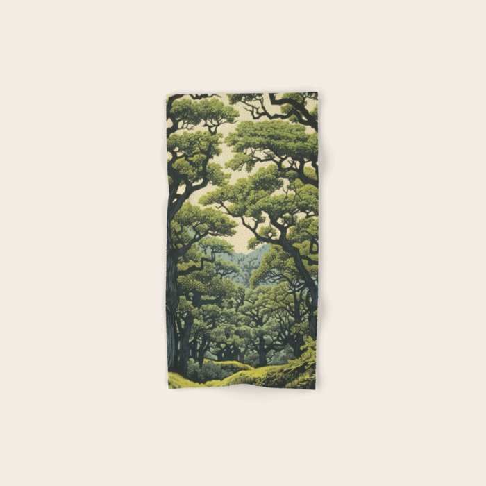Quiet Panda Forest Bath Towel Gallery Image 1