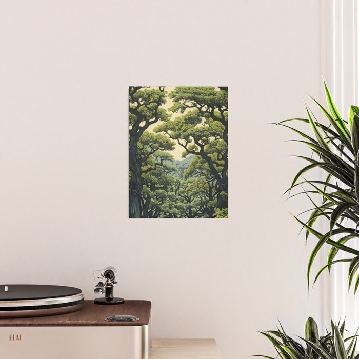 Quiet Panda Forest Poster Gallery Image 2