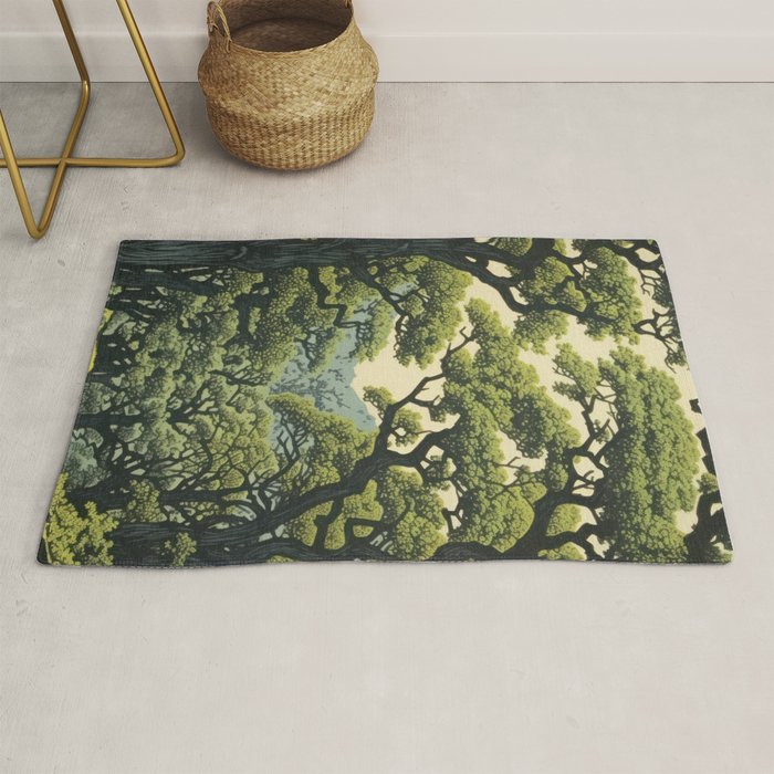Quiet Panda Forest Rug Gallery Image 1
