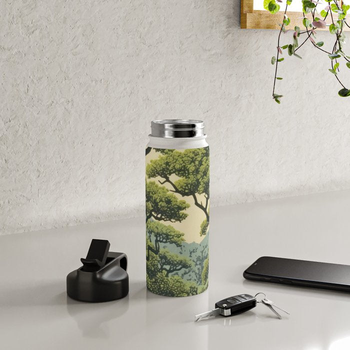 Quiet Panda Forest Water Bottle Gallery Image 4