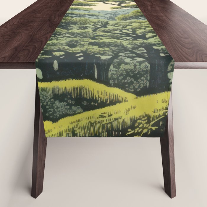 Quiet Panda Forest Table Runner Gallery Image 1