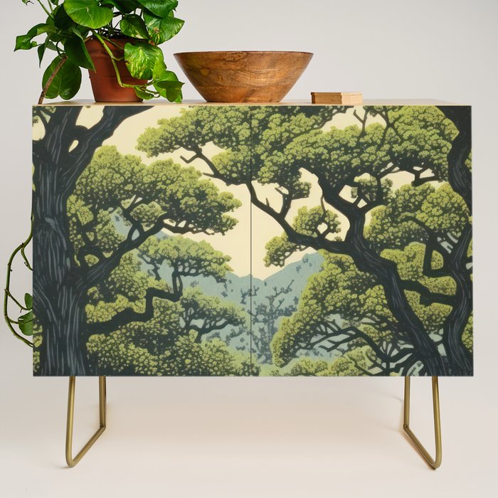 Quiet Panda Forest Credenza Gallery Image 1