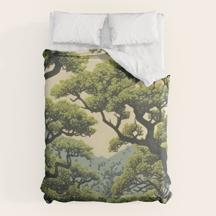Quiet Panda Forest Duvet Cover Gallery Image 1