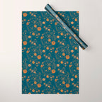 Lotus pool geometry Wrapping Paper Gallery Image 1
