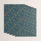 Lotus pool geometry Wrapping Paper Gallery Image 3