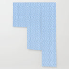 Vintage pastel Blue White Tropical Seashell Retro Boho Coastal Beach Vibe Wallpaper Gallery Image 3