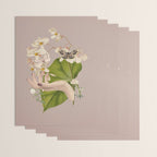 Minimal Collage/ Hand, Plants and Butterflies 8 Wrapping Paper Gallery Image 3