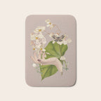 Minimal Collage/ Hand, Plants and Butterflies 8 Bath Mat Gallery Image 1