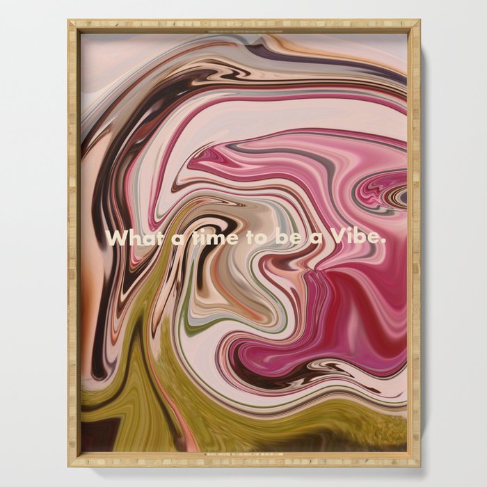 Groovy Vibes Only Serving Tray Gallery Image 1