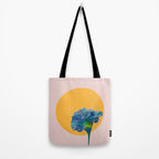 noonday flower | minimal floral Tote Bag Gallery Image 2