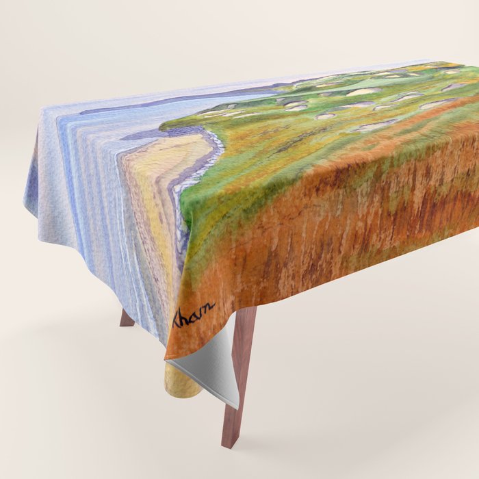 Whistling Straits Golf Course WI Hole 3 Tablecloth Gallery Image 1