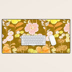 Grandma's Flowers Desk Mat Gallery Image 1