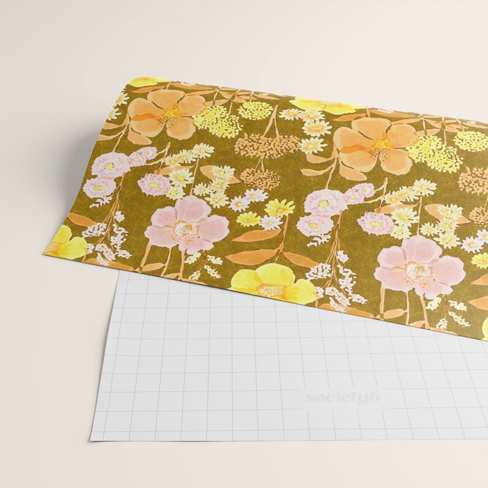 Grandma's Flowers Wrapping Paper Gallery Image 2