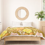 Grandma's Flowers Duvet Cover Gallery Image 3