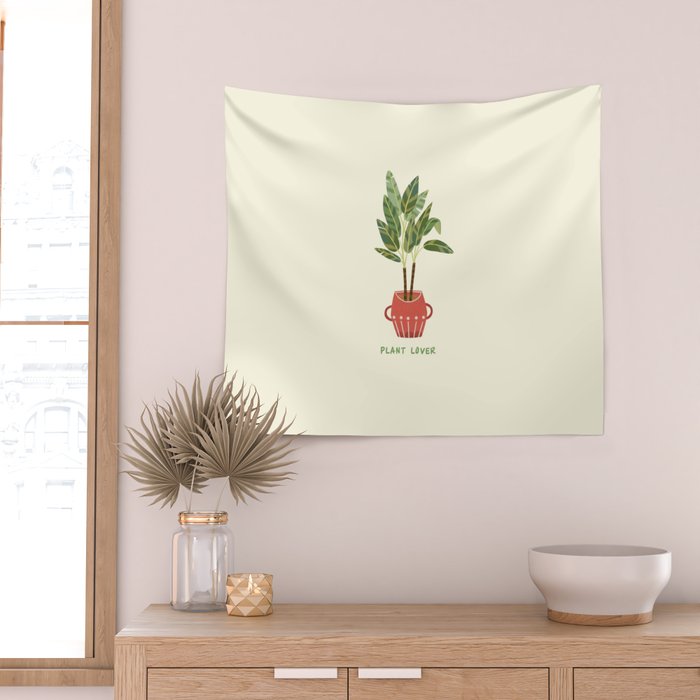  plant lover T1 Wall Tapestry Gallery Image 2