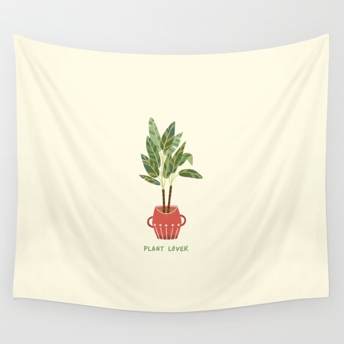  plant lover T1 Wall Tapestry Gallery Image 1