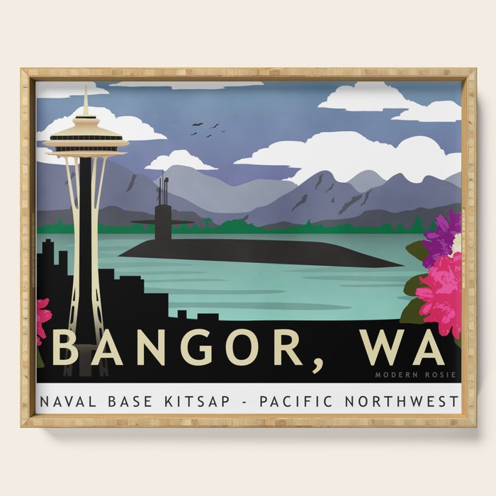 Bangor, WA - Submarine Homeport Serving Tray Gallery Image 1