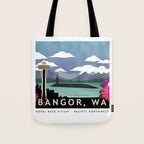 Bangor, WA - Submarine Homeport Tote Bag Gallery Image 1