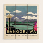 Bangor, WA - Submarine Homeport Wood Wall Art Gallery Image 2