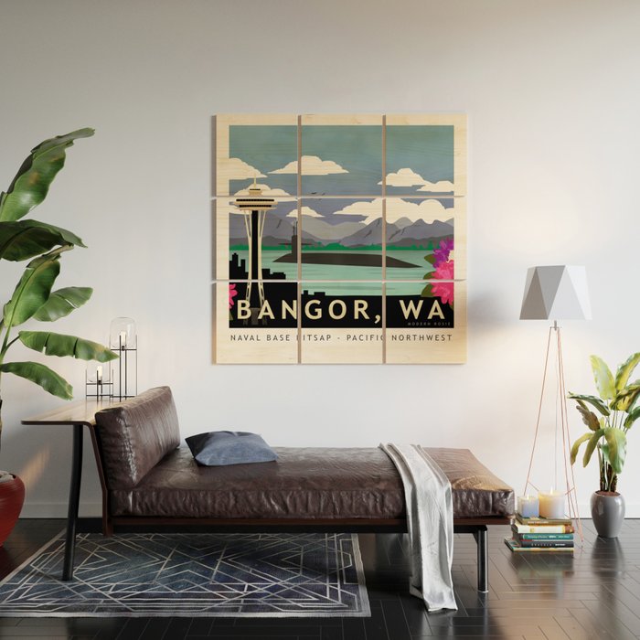 Bangor, WA - Submarine Homeport Wood Wall Art Gallery Image 2