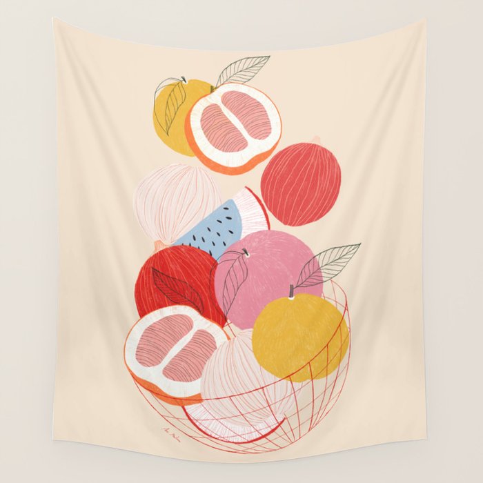 Fruit basket I Wall Tapestry Gallery Image 1