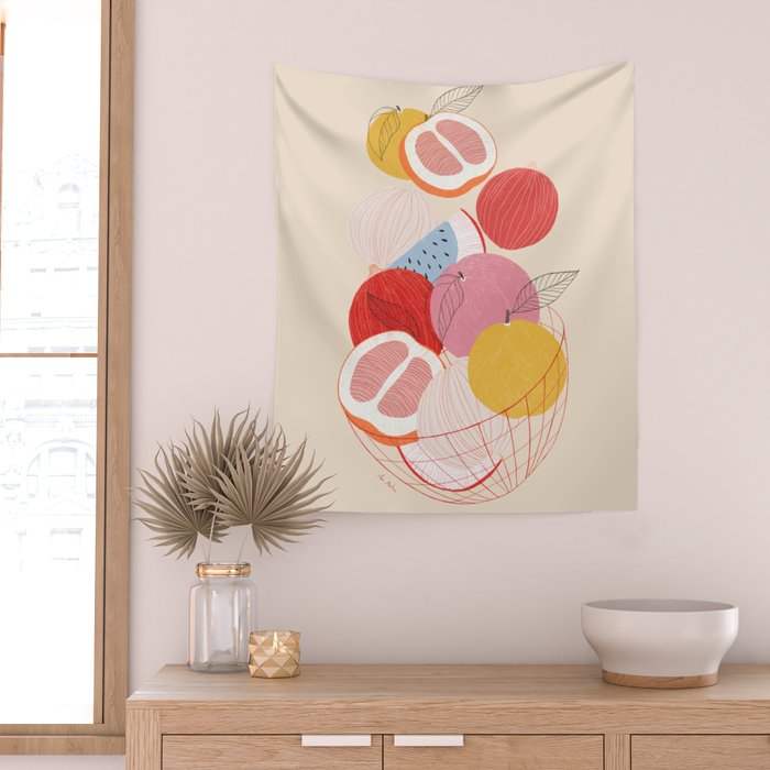 Fruit basket I Wall Tapestry Gallery Image 2