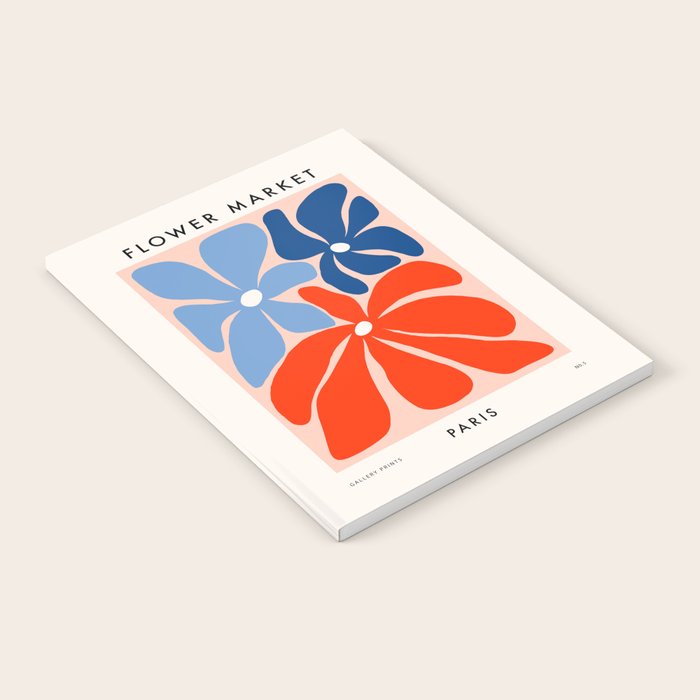 Abstract Matisse Paris Floral Market  Notebook Gallery Image 1