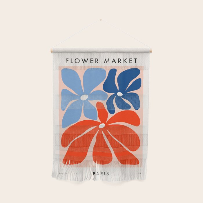 Abstract Matisse Paris Floral Market  Wall Hanging Gallery Image 1