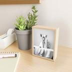 Deer In Bathrobe Mini Art Print Gallery Image 2